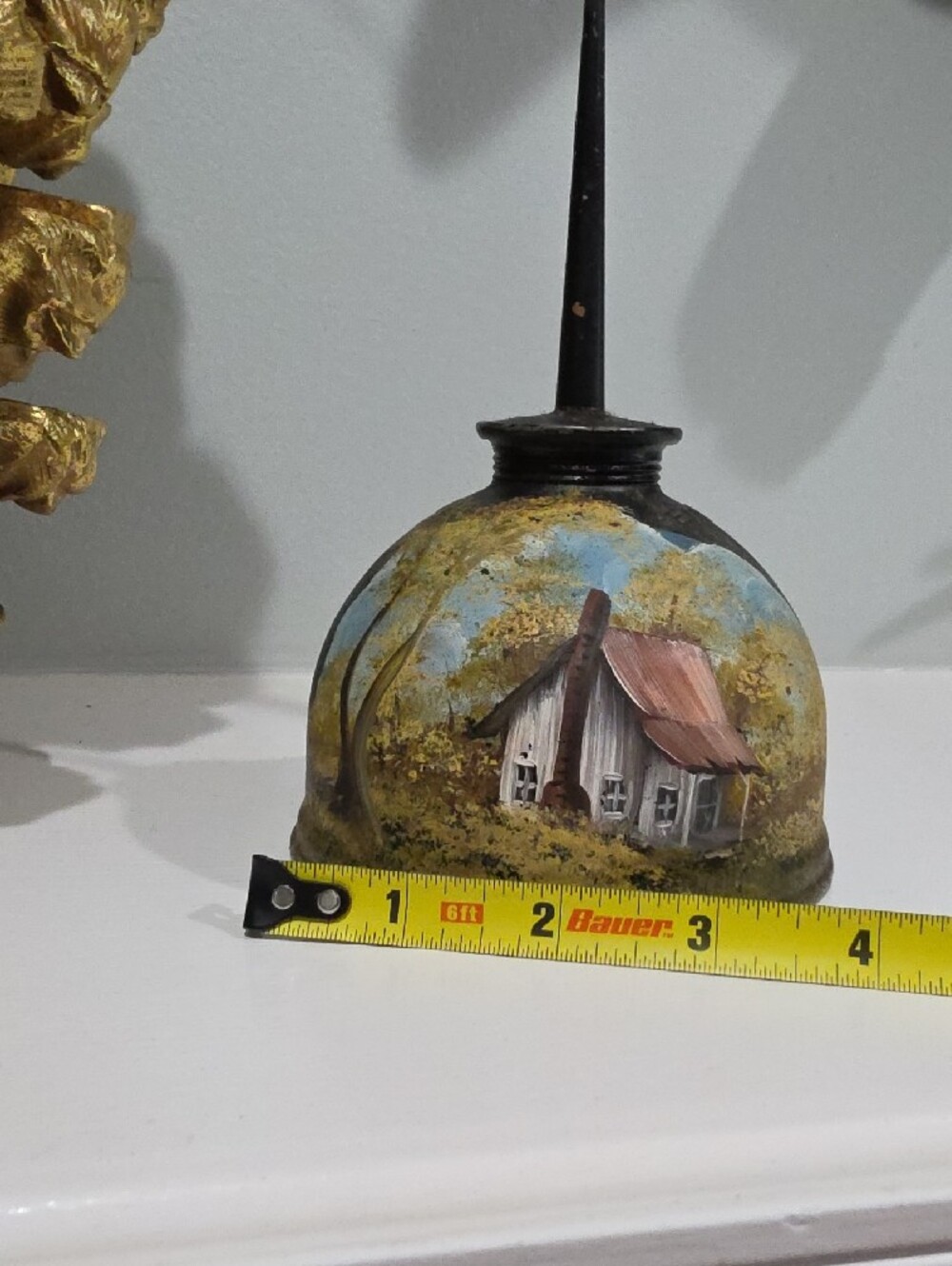Hand-Painted Rustic Oil Can - Picture 6 of 6